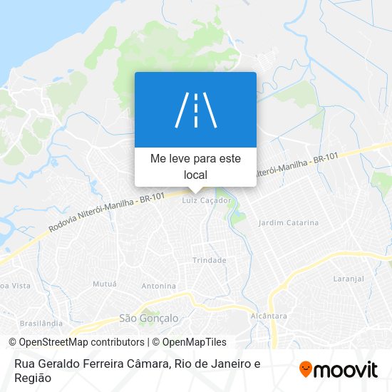 Rua Geraldo Ferreira Câmara mapa