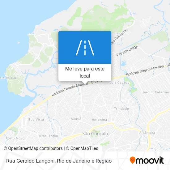 Rua Geraldo Langoni mapa