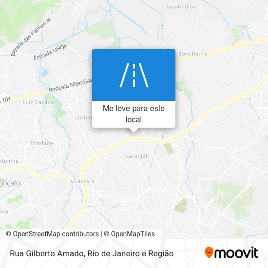 Rua Gilberto Amado mapa
