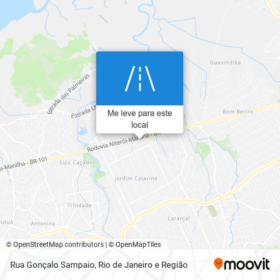 Rua Gonçalo Sampaio mapa