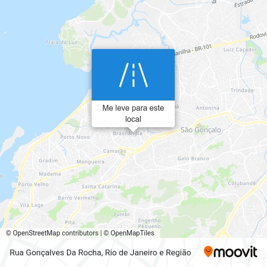 Rua Gonçalves Da Rocha mapa