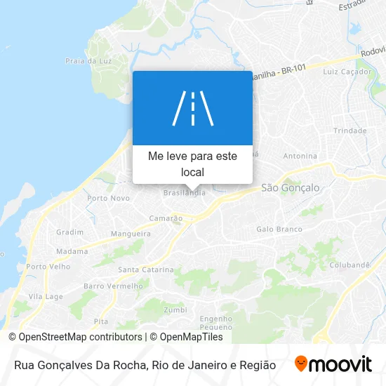 Rua Gonçalves Da Rocha mapa