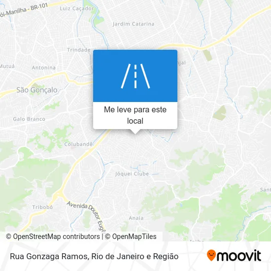 Rua Gonzaga Ramos mapa