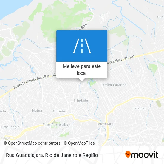 Rua Guadalajara mapa