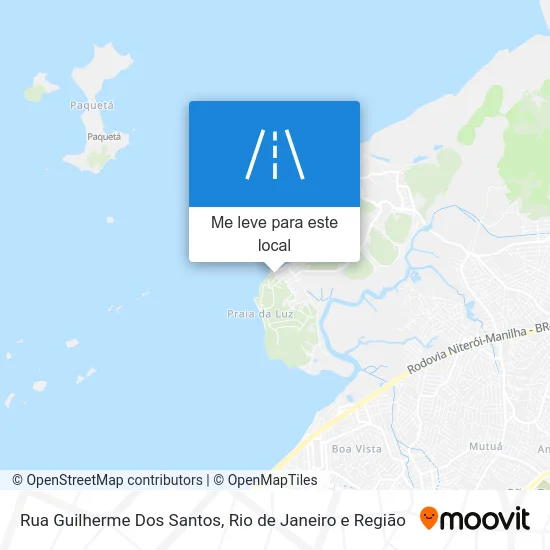 Rua Guilherme Dos Santos mapa