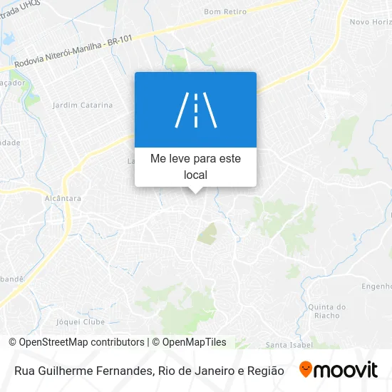 Rua Guilherme Fernandes mapa