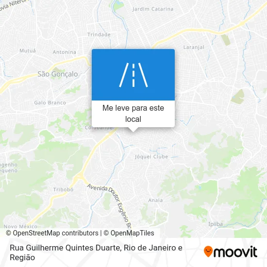 Rua Guilherme Quintes Duarte mapa