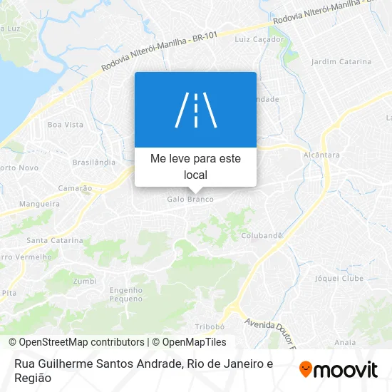 Rua Guilherme Santos Andrade mapa