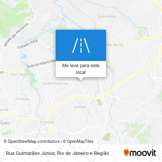 Rua Guimarães Júnior mapa