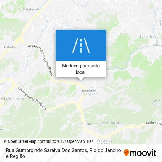 Rua Gumercindo Saraiva Dos Santos mapa