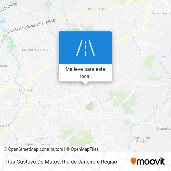Rua Gustavo De Matos mapa
