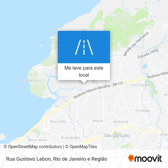 Rua Gustavo Lebon mapa