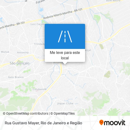 Rua Gustavo Mayer mapa