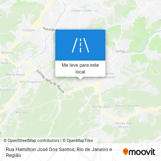 Rua Hamilton José Dos Santos mapa