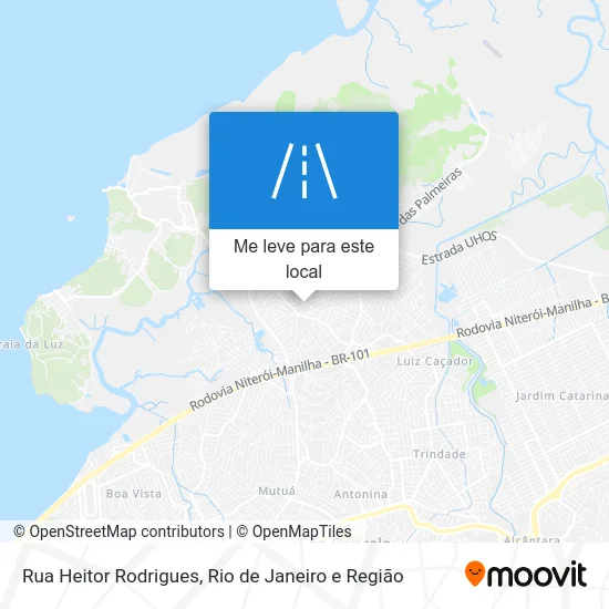 Rua Heitor Rodrigues mapa