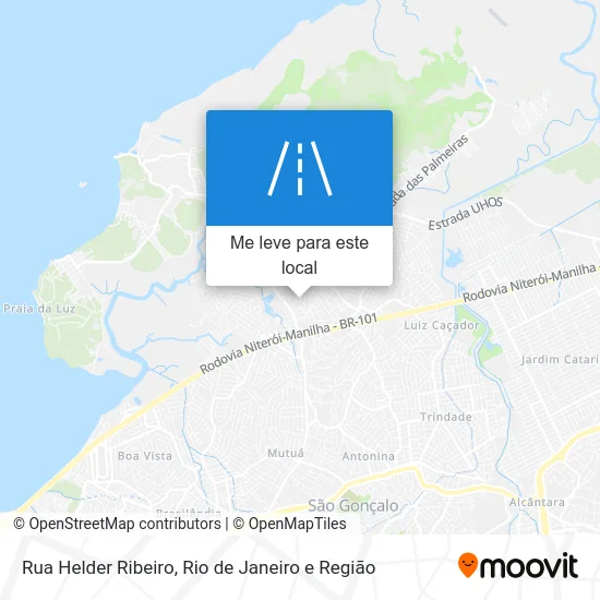 Rua Helder Ribeiro mapa