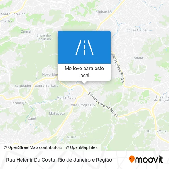 Rua Helenir Da Costa mapa