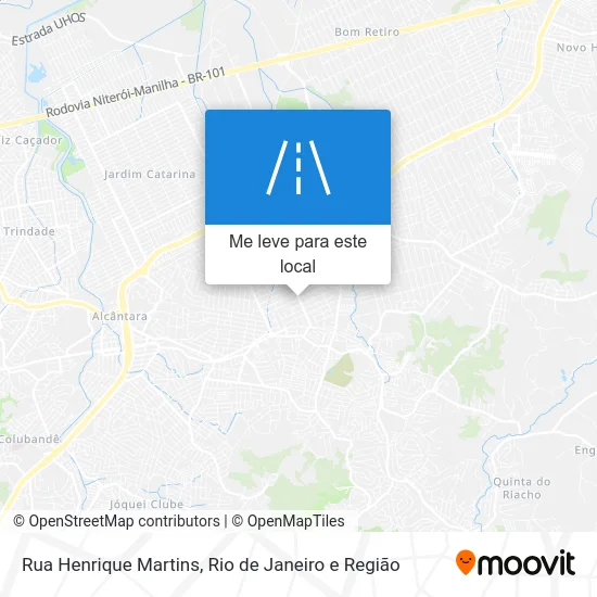 Rua Henrique Martins mapa