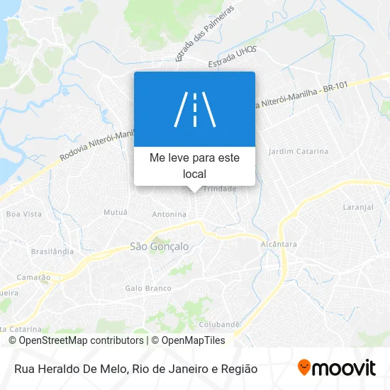 Rua Heraldo De Melo mapa