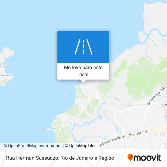 Rua Herman Sussuazo mapa