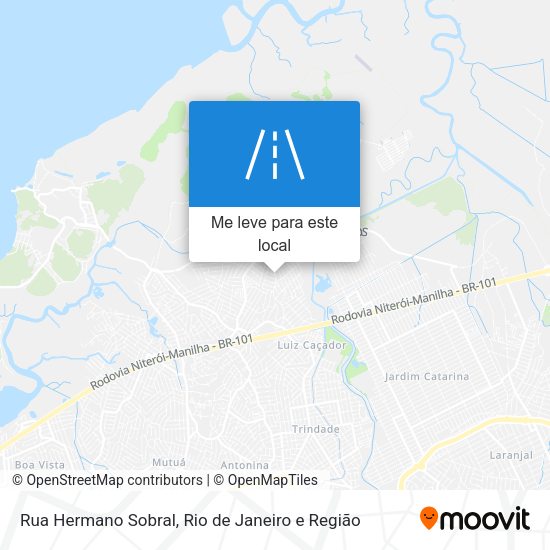 Rua Hermano Sobral mapa