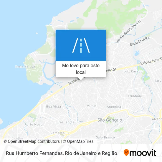 Rua Humberto Fernandes mapa