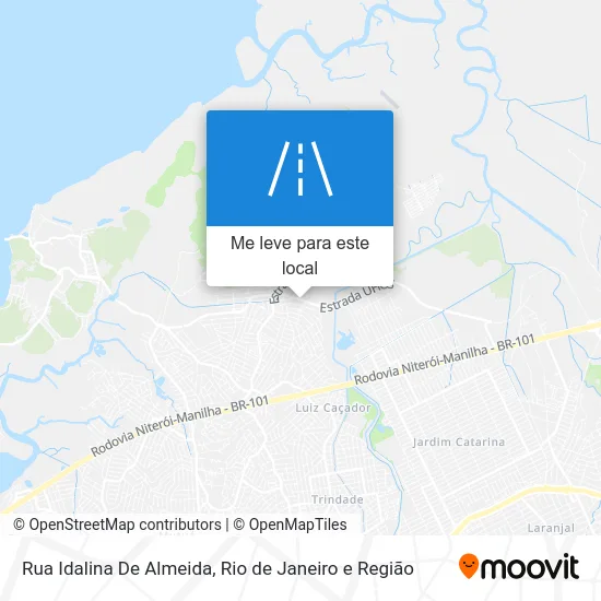 Rua Idalina De Almeida mapa