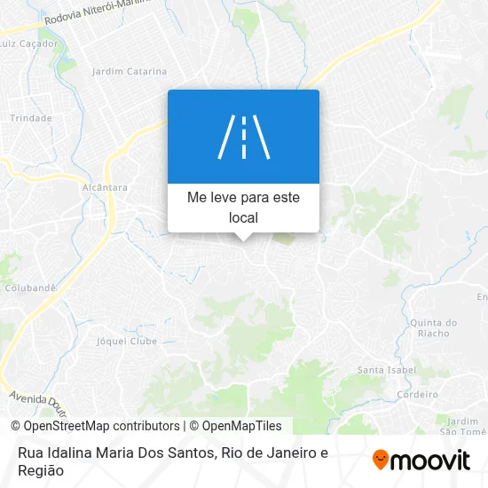 Rua Idalina Maria Dos Santos mapa