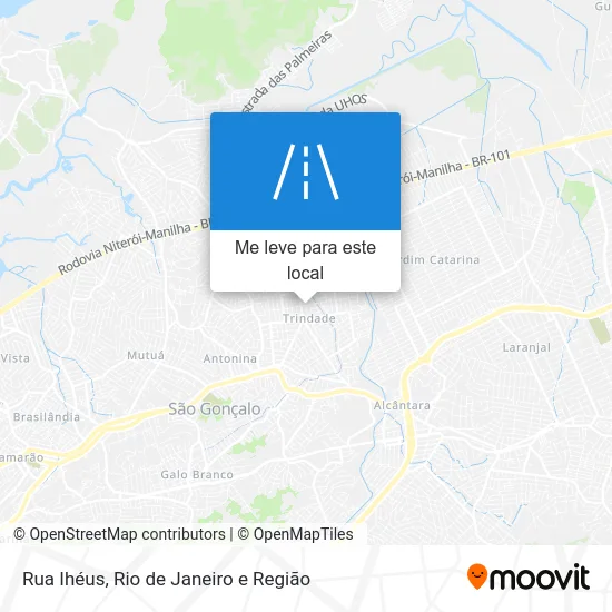 Rua Ihéus mapa