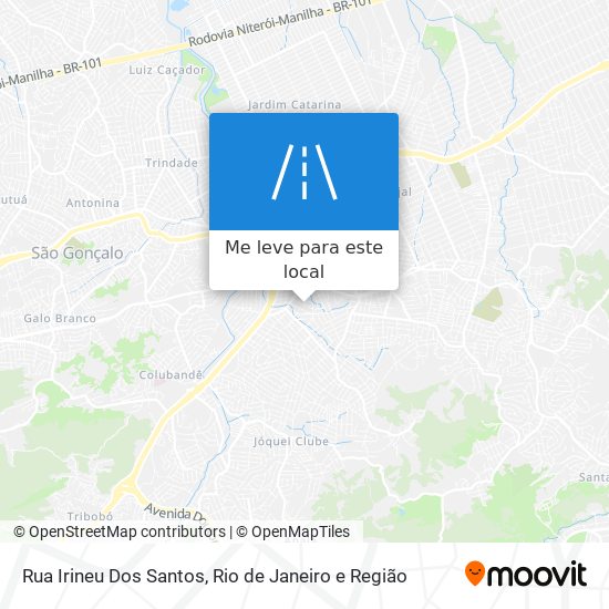 Rua Irineu Dos Santos mapa