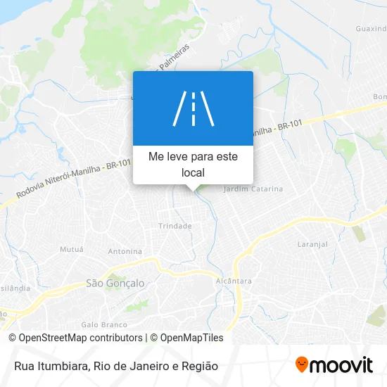 Rua Itumbiara mapa