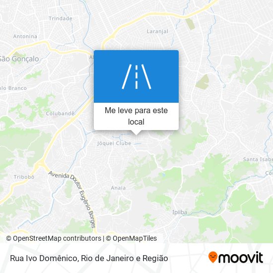 Rua Ivo Domênico mapa