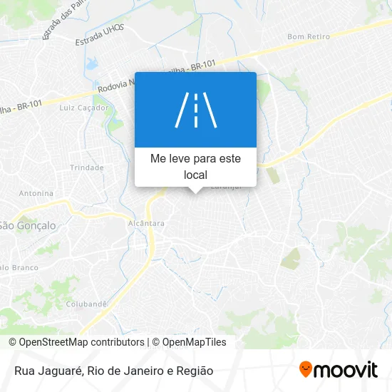 Rua Jaguaré mapa