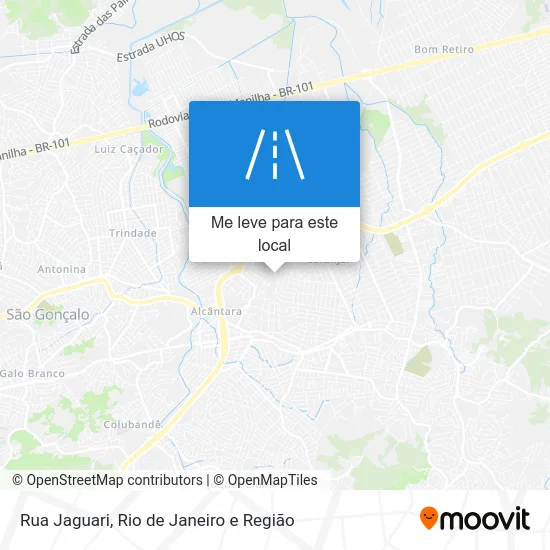Rua Jaguari mapa