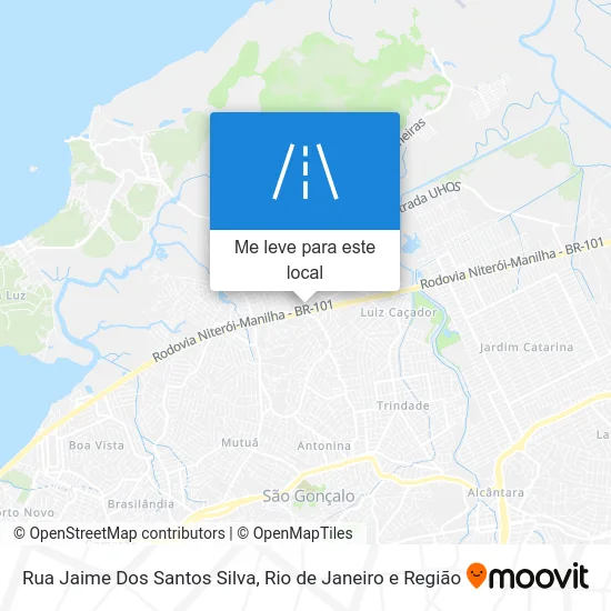 Rua Jaime Dos Santos Silva mapa