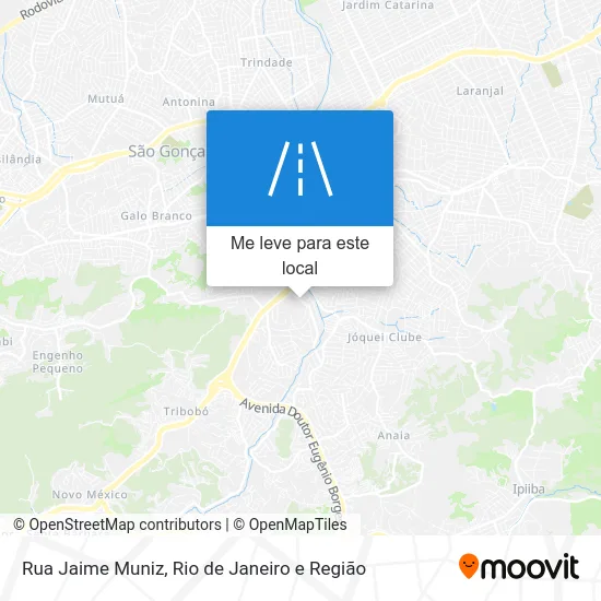 Rua Jaime Muniz mapa