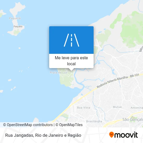 Rua Jangadas mapa