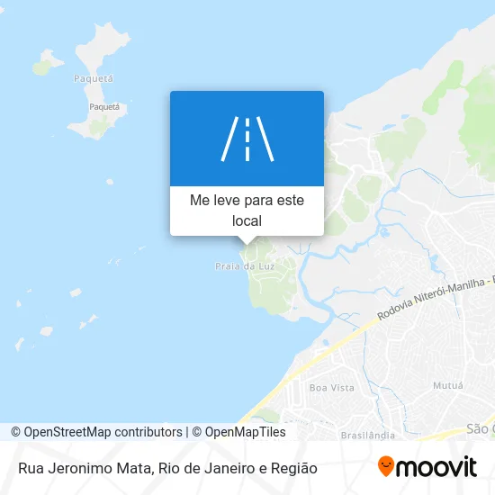 Rua Jeronimo Mata mapa