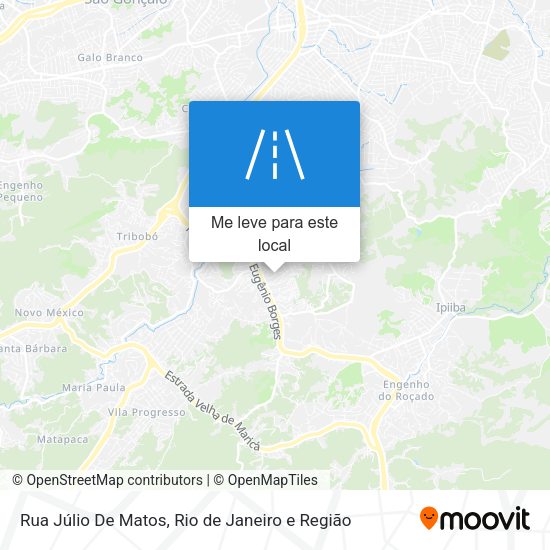 Rua Júlio De Matos mapa