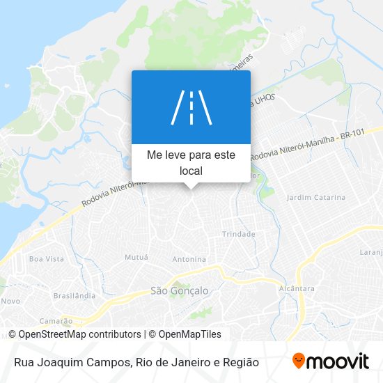 Rua Joaquim Campos mapa