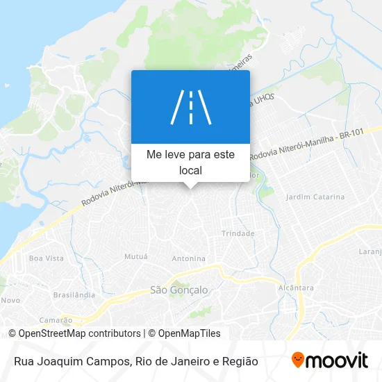 Rua Joaquim Campos mapa