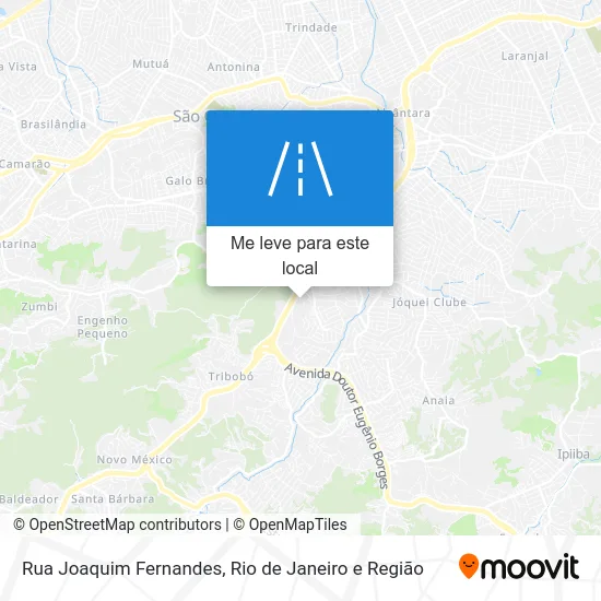 Rua Joaquim Fernandes mapa