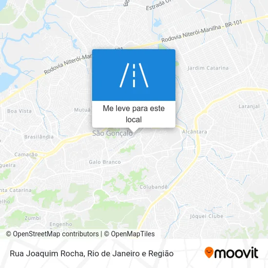 Rua Joaquim Rocha mapa