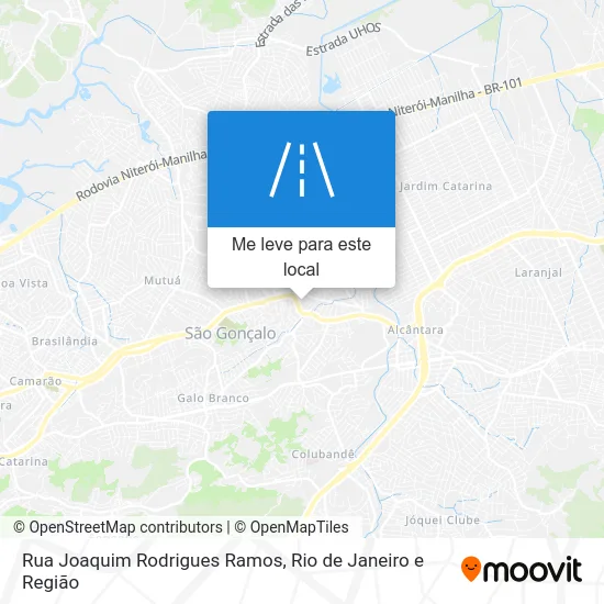 Rua Joaquim Rodrigues Ramos mapa