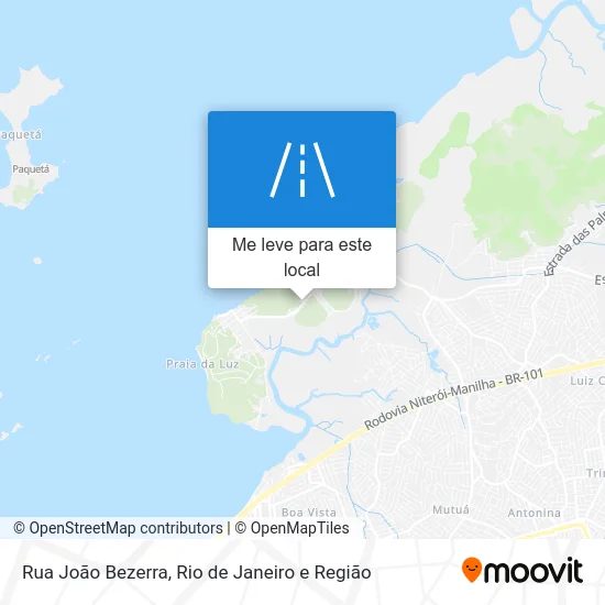Rua João Bezerra mapa
