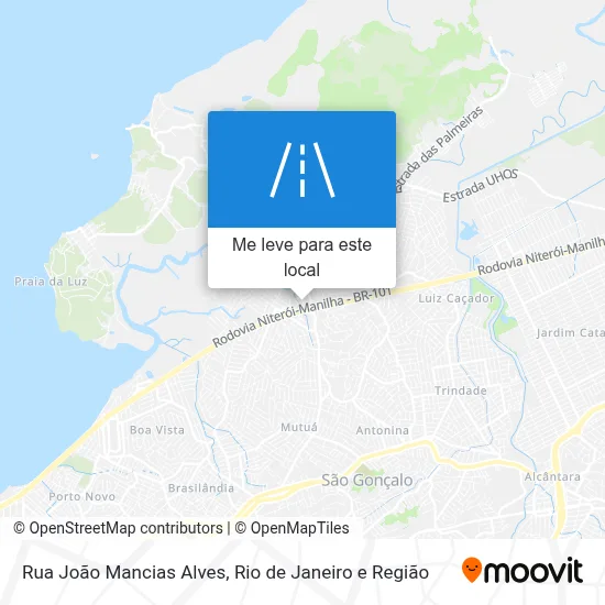 Rua João Mancias Alves mapa