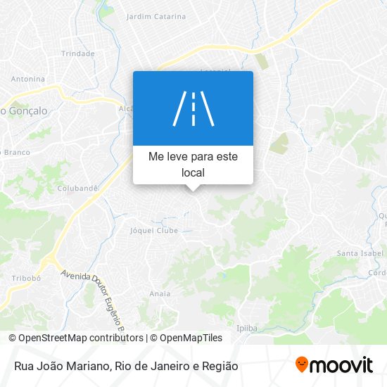 Rua João Mariano mapa