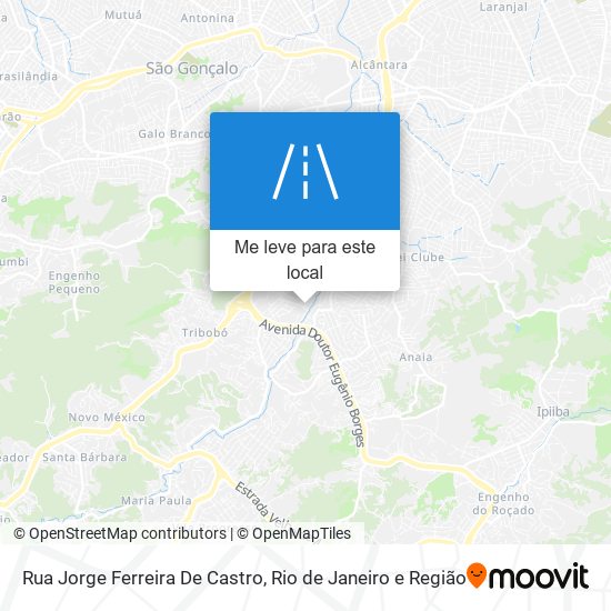 Rua Jorge Ferreira De Castro mapa