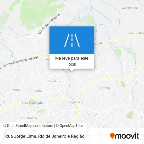 Rua Jorge Lima mapa