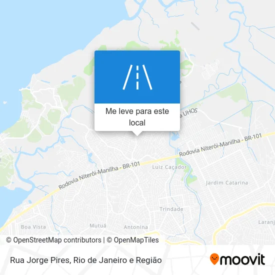 Rua Jorge Pires mapa